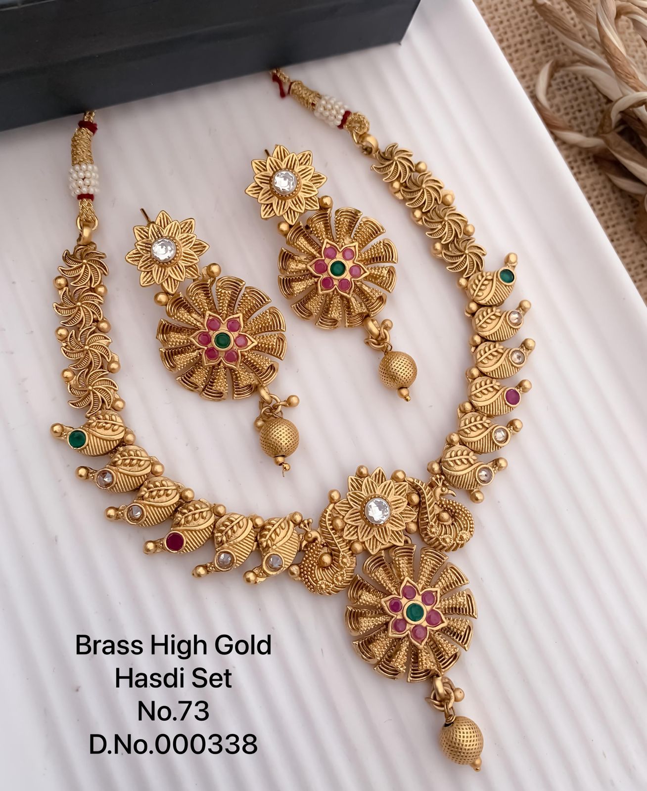 71 Brass High Gold Hasadi Set Wholesale Shop In Surat

